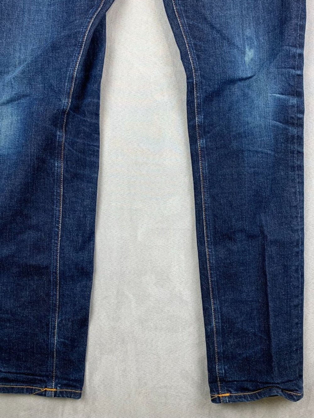 Nudie Jeans Mens Pants 32 Blue Denim Lean Dean Slim Tapered Cotton 32x30.5 - Picture 3 of 13